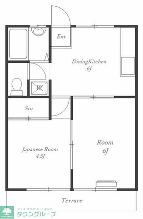 コーポ・ナケイの物件間取画像